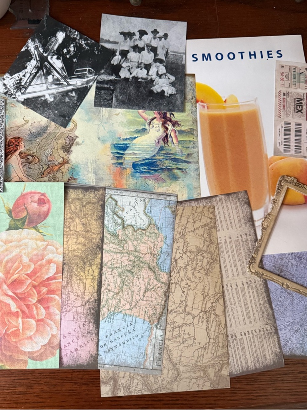 200 Piece Vintage-Inspired Junk Journal Scrapbook Ephemera Pack